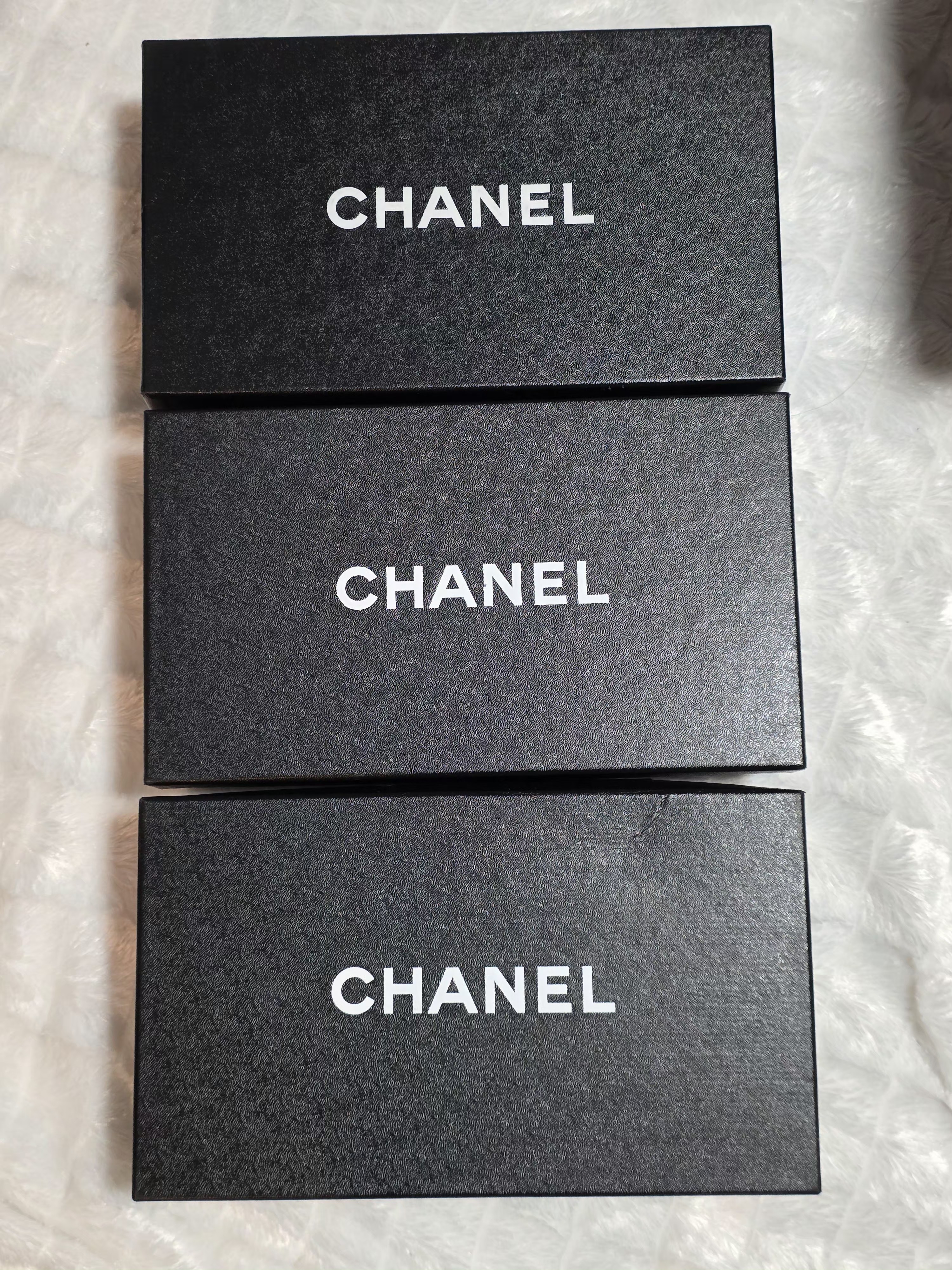 Authentic Chanel Empty Box 3 Set